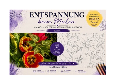 'Cover von Entspannung beim Malen'-Cover