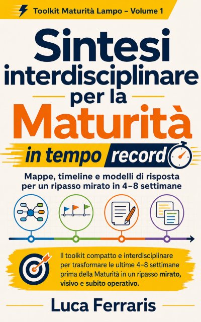'Cover von Sintesi interdisciplinare per la Maturità in tempo record'-Cover