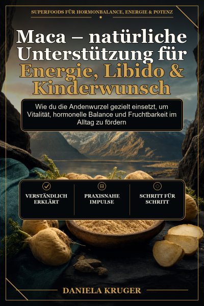 'Cover von Maca – natürliche Unterstützung für Energie, Libido & Kinderwunsch'-Cover