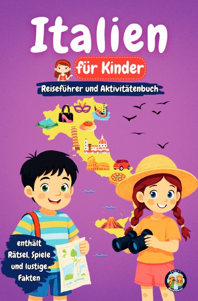 'Cover von Italien für Kinder – Reiseführer und Aktivitätenbuch'-Cover