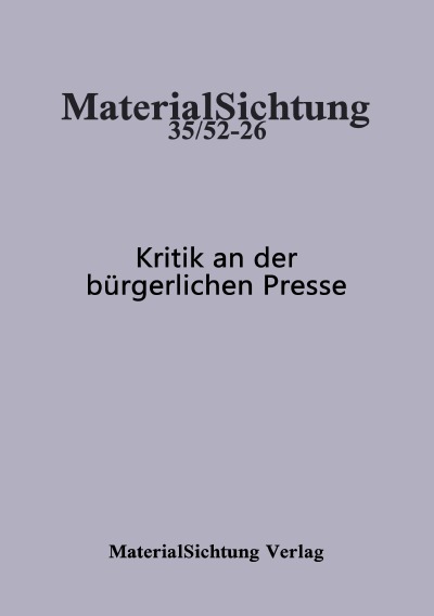 'Cover von MaterialSichtung 35/52-26'-Cover