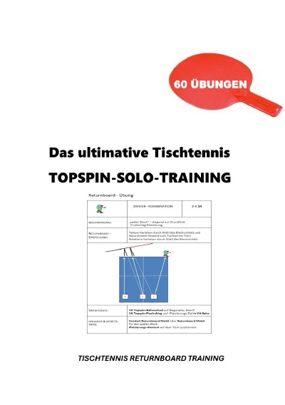'Cover von Das ultimative Tischtennis TOPSPIN-SOLO-TRAINING'-Cover