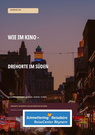 'Cover von Roadbook USA – Wie im Kino – Drehorte im Süden'-Cover