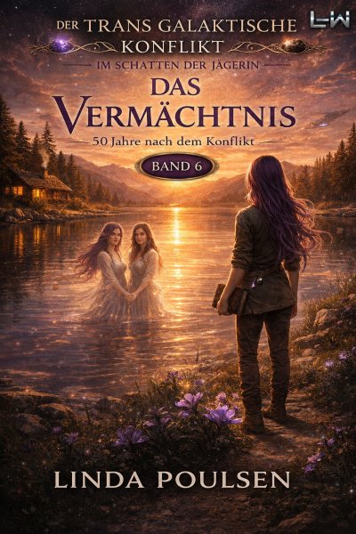 'Cover von Der Transgalaktische Konflikt – Im Schatten der Jägerin – Buch 6 von 7 – Das Vermächtnis'-Cover