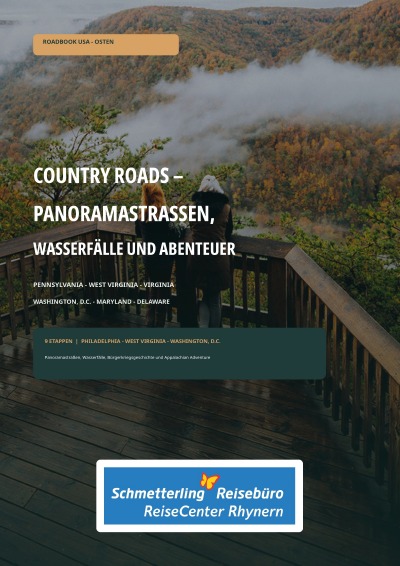 'Cover von Roadbook USA – Country Roads – Panoramastrassen, Wasserfälle und Abenteuer'-Cover