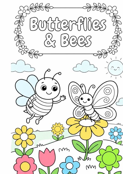 'Cover von Butterflies and Bees'-Cover