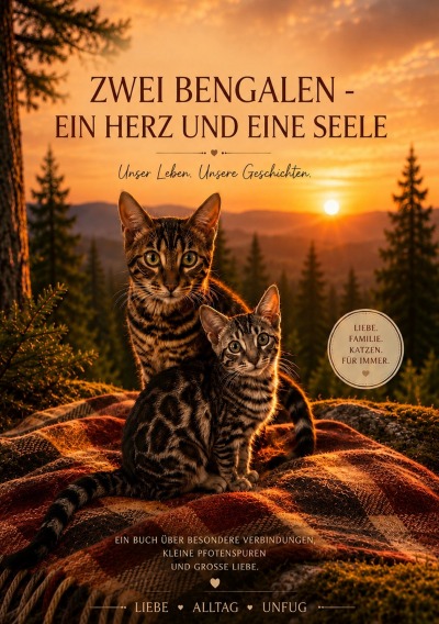 'Cover von Zwei Bengalen – ein Herz und eine Seele'-Cover