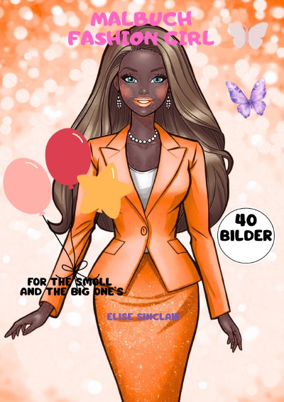'Cover von Malbuch Fashion Girl'-Cover