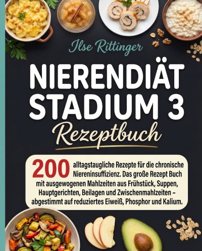 'Cover von Nierendiät Stadium 3 Rezeptbuch'-Cover