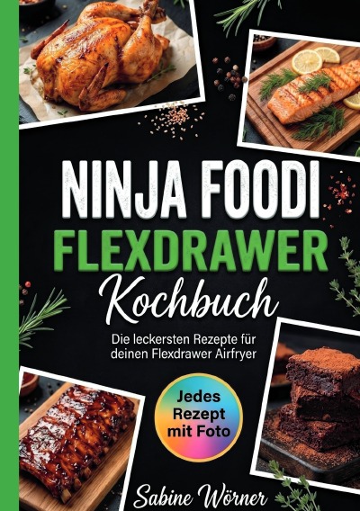 'Cover von Ninja Foodi Flexdrawer Kochbuch'-Cover