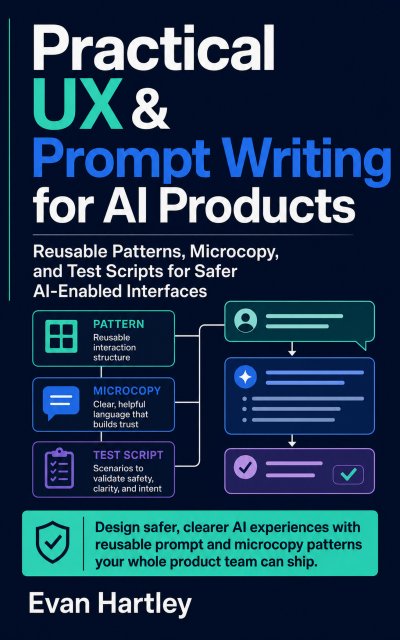 'Cover von Practical UX & Prompt Writing for AI Products'-Cover
