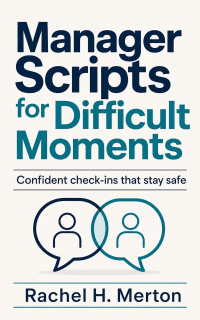 'Cover von Manager Scripts for Difficult Moments'-Cover