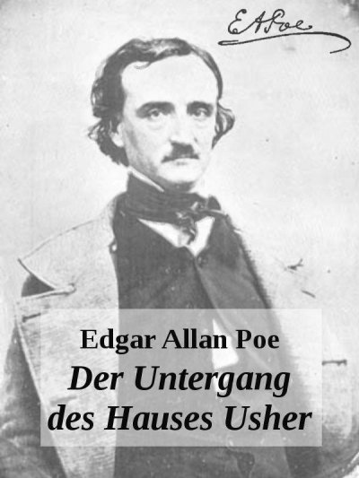 'Cover von Edgar Allan Poe. Der Untergang des Hauses Usher.'-Cover