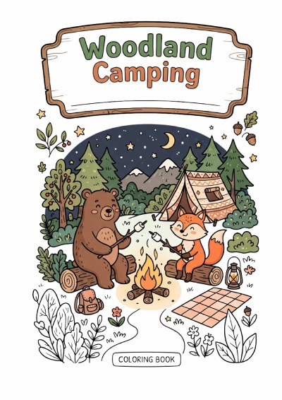 'Cover von Woodland Camping'-Cover