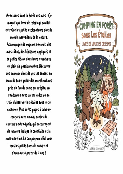 'Cover von Camping en Forêt sous les Étoiles'-Cover