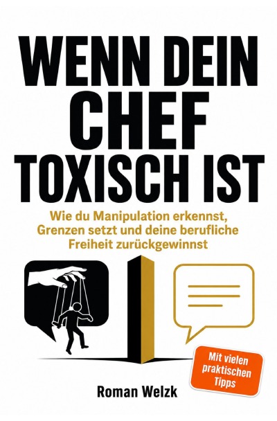 'Cover von Wenn dein Chef toxisch ist: Wie du Manipulation erkennst, Grenzen setzt und deine berufliche Freiheit zurückgewinnst'-Cover