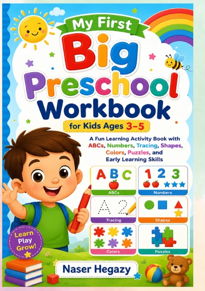 'Cover von My First Big Preschool Workbook for Kids Ages 3–5'-Cover