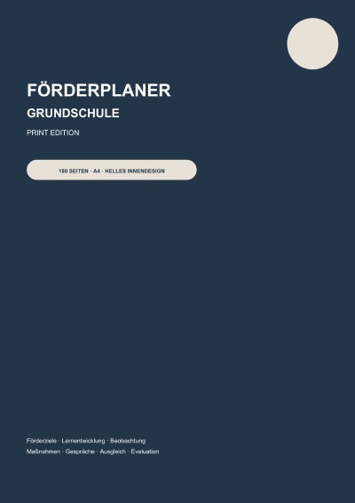 'Cover von Förderplanung Grundschule PREMIUM'-Cover