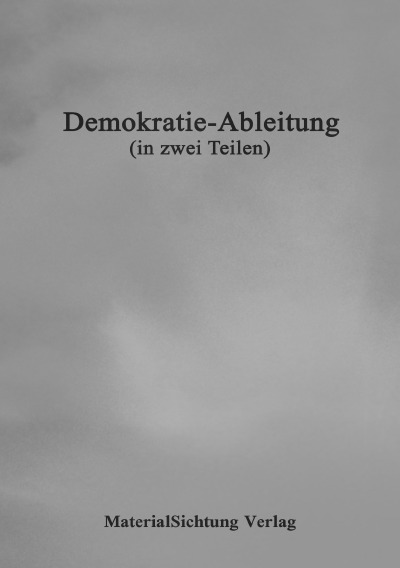 'Cover von Demokratie-Ableitung'-Cover