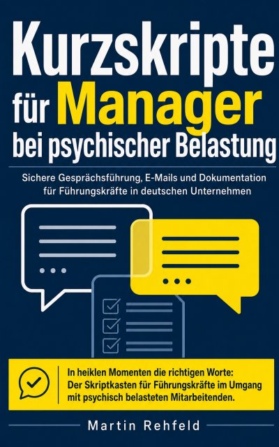 'Cover von Kurzskripte für Manager bei psychischer Belastung'-Cover