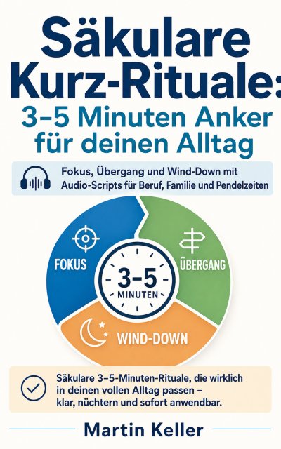 'Cover von Säkulare Kurz‑Rituale: 3–5 Minuten Anker für deinen Alltag'-Cover