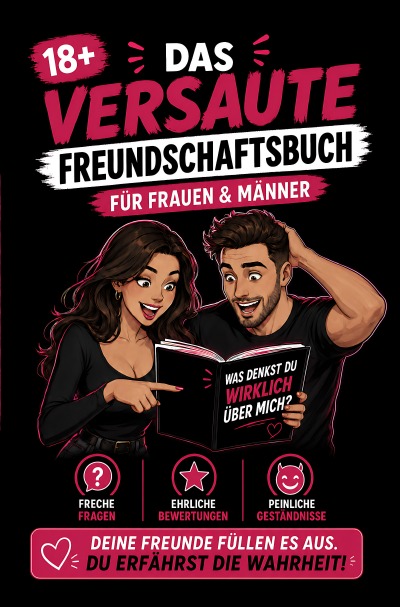 'Cover von Das versaute Freundschaftsbuch für Frauen & Männer'-Cover