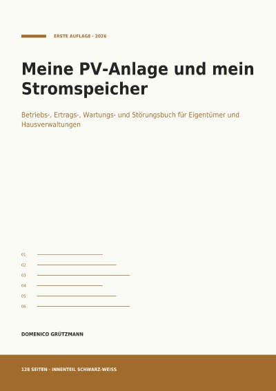 'Cover von Meine PV-Anlage und mein Stromspeicher'-Cover