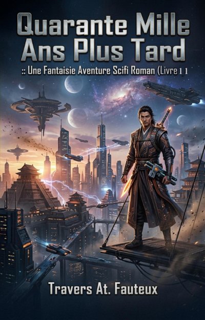 'Cover von Quarante Mille Ans Plus Tard:Une Fantaisie Aventure Scifi Roman(Livre 11)'-Cover