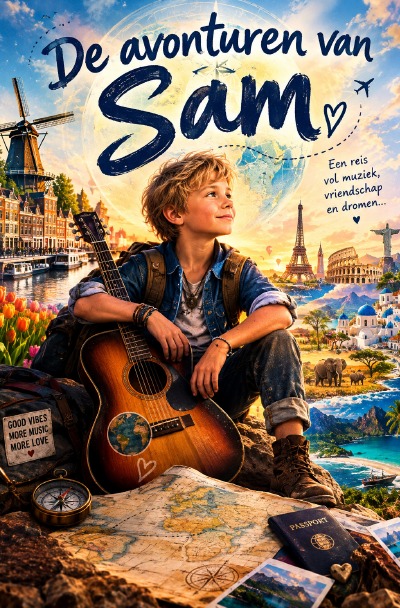 'Cover von de avonturen van Sam'-Cover