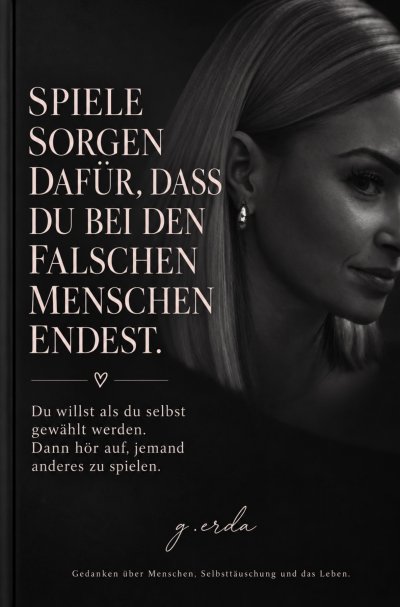 'Cover von Spiele sorgen dafür , dass du bei den falschen Menschen endest'-Cover