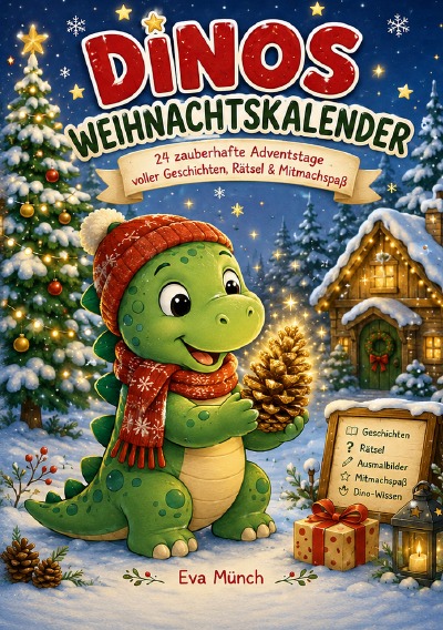 'Cover von Dinos Weihnachtskalender'-Cover