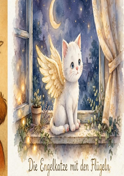 'Cover von Kurz Geschichten Märchen für Kinder Engelkatze mit Flügeln'-Cover