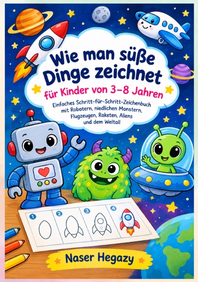 'Cover von Wie man süße Dinge zeichnet für Kinder von 3–8 Jahren'-Cover