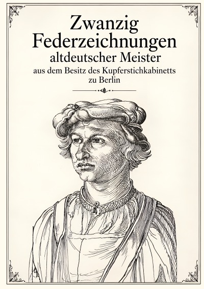 'Cover von Zwanzig Federzeichnungen altdeutscher Meister aus dem Besitz des Kupferstichkabinetts zu Berlin'-Cover