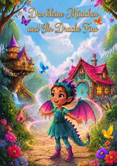 'Cover von Das kleine Mädchen und Ihr Drache Fino'-Cover