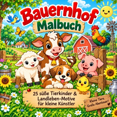 'Cover von Bauernhof Malbuch'-Cover