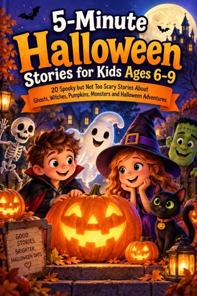 'Cover von 5-Minute Halloween Stories for Kids Ages 6–9'-Cover