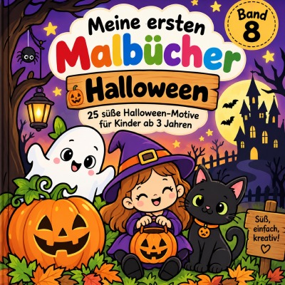 'Cover von Halloween Malbuch'-Cover