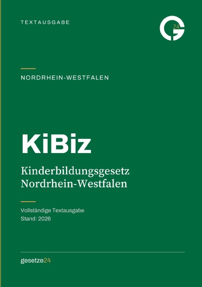 'Cover von KiBiz – Kinderbildungsgesetz Nordrhein-Westfalen'-Cover