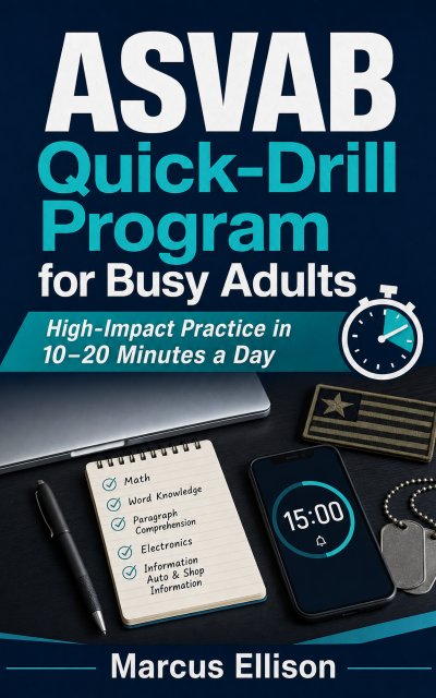 'Cover von ASVAB Quick-Drill Program for Busy Adults'-Cover