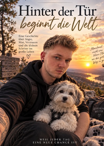 'Cover von Hinter der Tür beginnt die Welt'-Cover