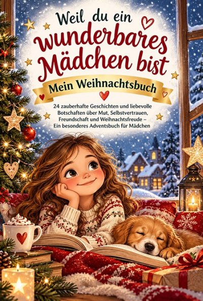 'Cover von Weil du ein wunderbares Mädchen bist – Mein Weihnachtsbuch'-Cover