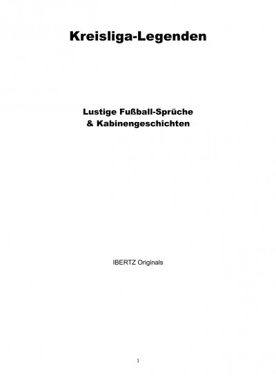'Cover von Kreisliga-Legenden'-Cover