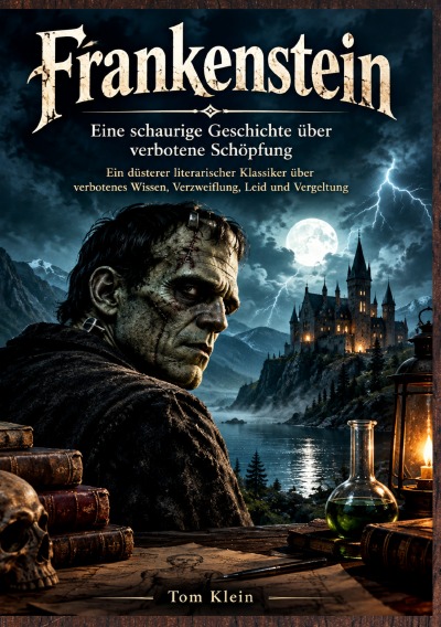 'Cover von Frankenstein – Eine schaurige Geschichte über verbotene Schöpfung'-Cover