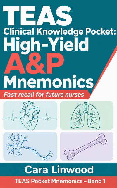 'Cover von TEAS Clinical Knowledge Pocket: High‑Yield A&P Mnemonics'-Cover
