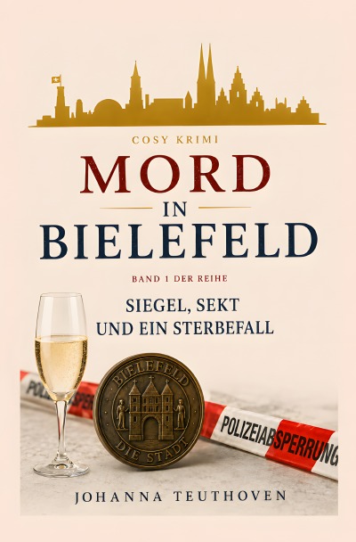 'Cover von MORD IN BIELEFELD – Band 1: Siegel, Sekt und ein Sterbefall'-Cover