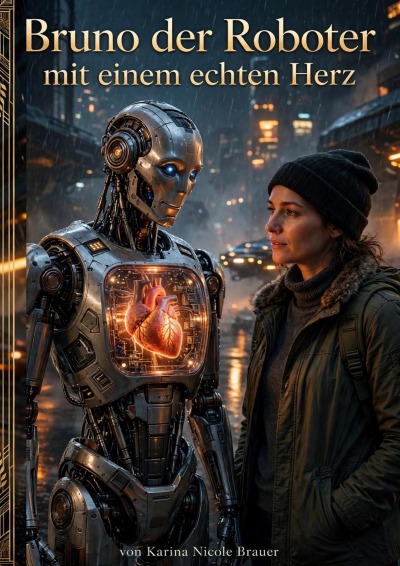 'Cover von Bruno der Roboter mit einem echtem Herz'-Cover