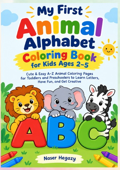 'Cover von My First Animal Alphabet Coloring Book for Kids Ages 2–5'-Cover