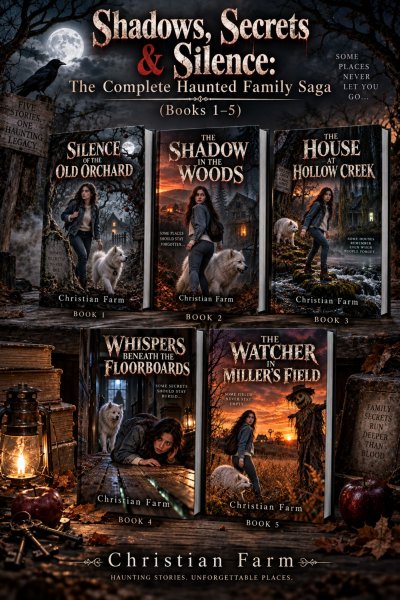 'Cover von „Shadows, Secrets & Silence: The Complete Haunted Family Saga (Books 1–5)'-Cover