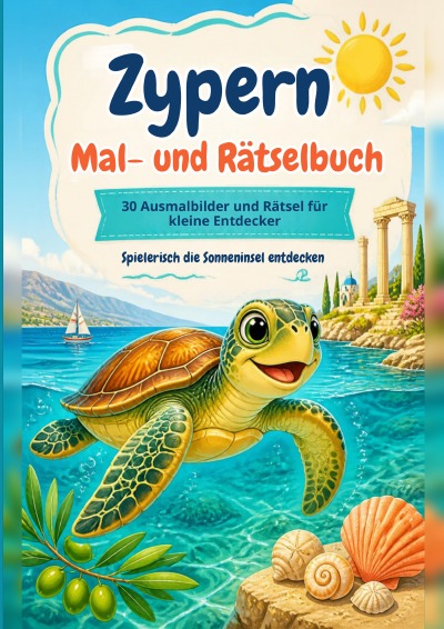 'Cover von Zypern Mal-und Rätselbuch'-Cover